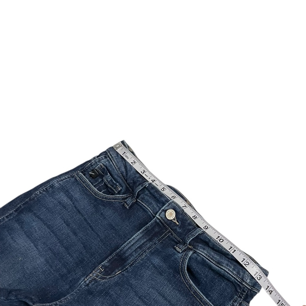 Kancan Destroyed Jeans KC8553D Dark Distressed Women’s size 7/27 frayed hem - Picture 10 of 16